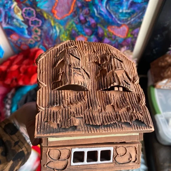 Handmade Pottery Candle House